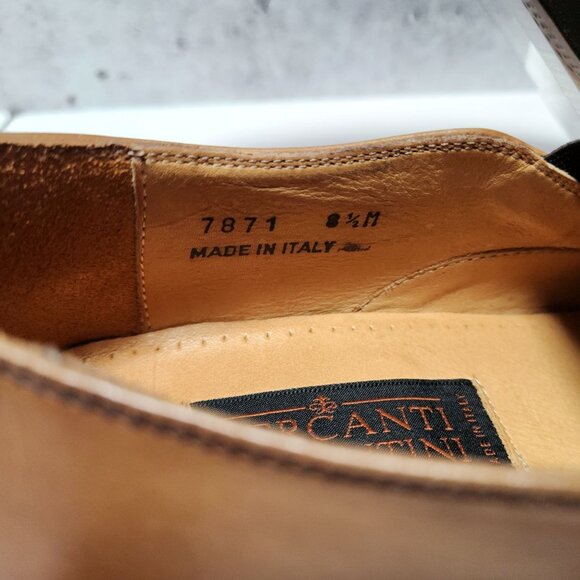 Mercanti Fiorentini Mens Loafers 8.5M Kenya Spray Tan Leather Slip-On Shoes main image 10